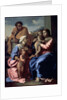 The Holy Family with John the Baptist and Saint Elizabeth, 1644-1655. by Nicolas Poussin
