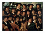 Group Portrait of the Amsterdam Shooting Corporation, 1532. by Dirck Jacobsz