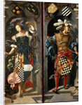 The Healing of Blind Man of Jericho, (side panel), 1531. by Lucas van Leyden