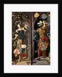 The Healing of Blind Man of Jericho, (side panel), 1531. by Lucas van Leyden