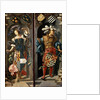 The Healing of Blind Man of Jericho, (side panel), 1531. by Lucas van Leyden