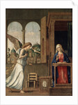 The Annunciation, 1495. by Giovanni Battista Cima da Conegliano