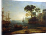 Arrival of Aeneas in Italy. Morning of the Roman Empire, c.1620-1680 by Claude Lorrain