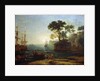 Arrival of Aeneas in Italy. Morning of the Roman Empire, c.1620-1680 by Claude Lorrain