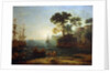 Arrival of Aeneas in Italy. Morning of the Roman Empire, c.1620-1680 by Claude Lorrain