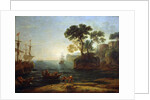 Arrival of Aeneas in Italy. Morning of the Roman Empire, c.1620-1680 by Claude Lorrain