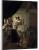 Visit in an Artists Atelier, 1659. by Job Adriaensz Berckheyde