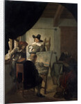 Visit in an Artists Atelier, 1659. by Job Adriaensz Berckheyde