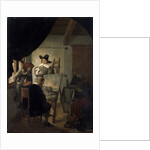 Visit in an Artists Atelier, 1659. by Job Adriaensz Berckheyde