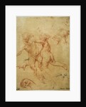 Two flying putti, study, 1740s by Pompeo Batoni