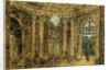 Concert in Sanssouci, (Study), 1850s by Adolph Menzel