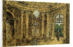 Concert in Sanssouci, (Study), 1850s by Adolph Menzel