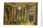 Concert in Sanssouci, (Study), 1850s by Adolph Menzel