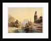 Skating Rink on a River, 1855. by Anton Doll