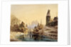Skating Rink on a River, 1855. by Anton Doll