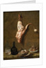 Still life with a Leg of Veal, French painting of 18th century by Jean-Baptiste Oudry