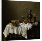 Breakfast with a Lobster, Dutch painting of 17th century by Willem Claesz Heda