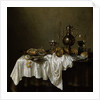 Breakfast with a Lobster, Dutch painting of 17th century by Willem Claesz Heda