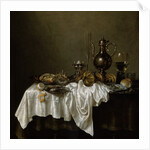 Breakfast with a Lobster, Dutch painting of 17th century by Willem Claesz Heda