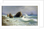 At the Livadia shore, 1895. by Lev Felixovich Lagorio