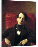 Portrait of the author Alexander Strugovshchikov,, 1840. by Karl Briullov