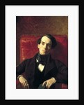 Portrait of the author Alexander Strugovshchikov,, 1840. by Karl Briullov