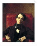Portrait of the author Alexander Strugovshchikov,, 1840. by Karl Briullov