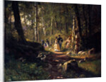 A Walk in a Forest, 1869 by Ivan Shishkin