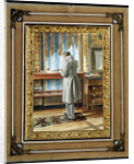 The poet Vasily Zhukovsky in Vernet, 1830s. by Gerhard Wilhelm von Reutern