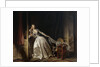 The Stolen Kiss, end 1780s. by Jean-Honore Fragonard