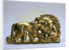 Animals fighting (Belt buckle), 7th century BC by Unknown