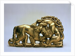 Animals fighting (Belt buckle), 7th century BC by Unknown