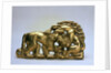 Animals fighting (Belt buckle), 7th century BC by Unknown