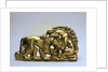Animals fighting (Belt buckle), 7th century BC by Unknown