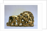 Animals fighting (Belt buckle), 7th century BC by Unknown
