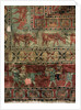 Pile Carpet (Detail: Fallow deers and horsemen), 5th-4th century BC by Unknown