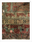 Pile Carpet (Detail: Fallow deers and horsemen), 5th-4th century BC by Unknown