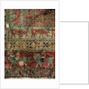 Pile Carpet (Detail: Fallow deers and horsemen), 5th-4th century BC by Unknown