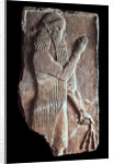 Priest with a branch of pomergranate tree, 722-705 BC by Unknown