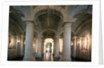 The Entrance hall of the Menshikov Palace in Saint Petersburg, 1716-1720. by Giovanni Maria Fontana