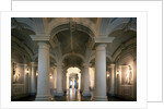 The Entrance hall of the Menshikov Palace in Saint Petersburg, 1716-1720. by Giovanni Maria Fontana