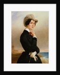 Portrait of the actress of the Imperial theatre Vera Samoylova, 1840s. by Eugene Pluchart