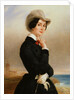 Portrait of the actress of the Imperial theatre Vera Samoylova, 1840s. by Eugene Pluchart