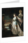 Portrait of the Lady-in-waiting Coutess Alexandra Branitskaya, 1778-1781. by Richard Brompton