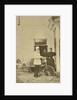 Russian author Leo Tolstoy with a bicycle, Russia, 1890s by Sophia Tolstaya