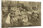 Russian author Leo Tolstoy with guests, Yasnaya Polyana, near Tula, Russia, 1895. by Sophia Tolstaya