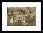 Russian author Leo Tolstoy with guests, Yasnaya Polyana, near Tula, Russia, 1895. by Sophia Tolstaya