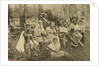 Russian author Leo Tolstoy with guests, Yasnaya Polyana, near Tula, Russia, 1895. by Sophia Tolstaya