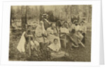Russian author Leo Tolstoy with guests, Yasnaya Polyana, near Tula, Russia, 1895. by Sophia Tolstaya