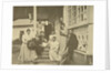 Russian author Leo Tolstoy with family on his wifes birthday, Russia, 1900s by Sophia Tolstaya